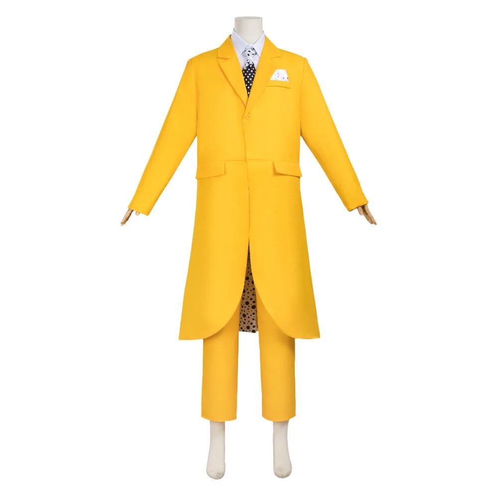 The Mask Roleplay Stanley Fantasy Ipkiss Adult Jim Cosplay Carrey Hat Costume Men Coat Pants Halloween Carnival Party Suit