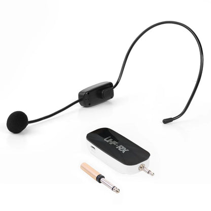 Microfone Headset Sem Fio Portátil UHF com Receptor para Ensino Acessórios para Fone de Ouvido