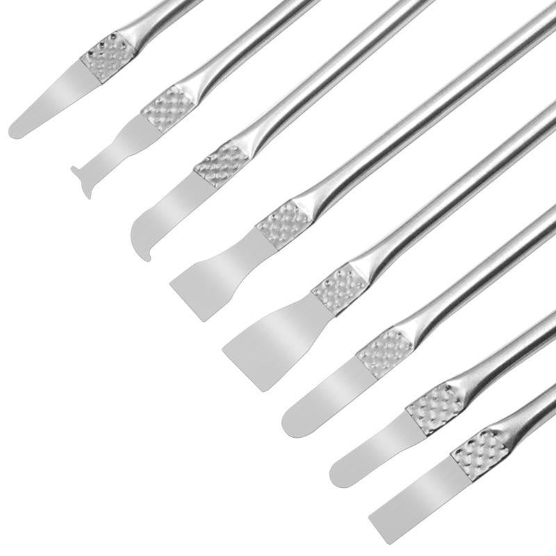 8 Peças Faca de Lâmina Ultra Fina para CPU de Chip IC, Manutenção de Placa Mãe, Removedor de Cola UV, Ferramentas de Reparo para Desmontagem de Celulares
