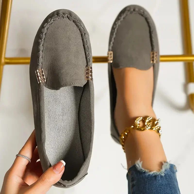 Women Flats New Casual Lightweight Flat Loafers Shoes Trendy Versatile Comfortable Mary Jane Shoes for Women Zapatos De Mujer