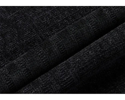 Brand Clothing High Quality Fashion Sweaters Male Slim Fit Casual Knitted Pullover Man Casual Round Neck Sweaters Black Grey