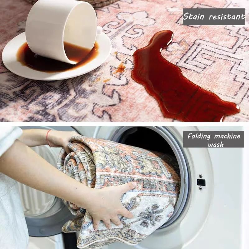 VIKAMA Upgraded Material Personalized US Dollars Bedroom Soft Non-slip Carpet Living Room Kitchen Bathroom Washable Rug Mat