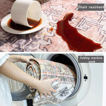 VIKAMA Upgraded Material Personalized US Dollars Bedroom Soft Non-slip Carpet Living Room Kitchen Bathroom Washable Rug Mat