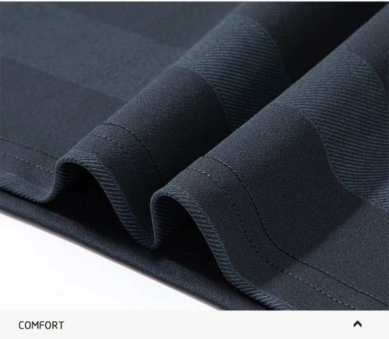 BROWON Elegant Mens Polo Shirts 2025 Spring Autumn Long Sleeve Lapel Collar Big Striped Pattern T-shirt Male New in Tops & Tees