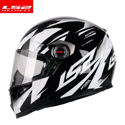Capacete de motocicleta LS2 FF358 Capacete integral LS2 Draze para homens e mulheres Capacete de corrida de moto com casco de ABS Cascos Para Moto Aprovado pela ECE