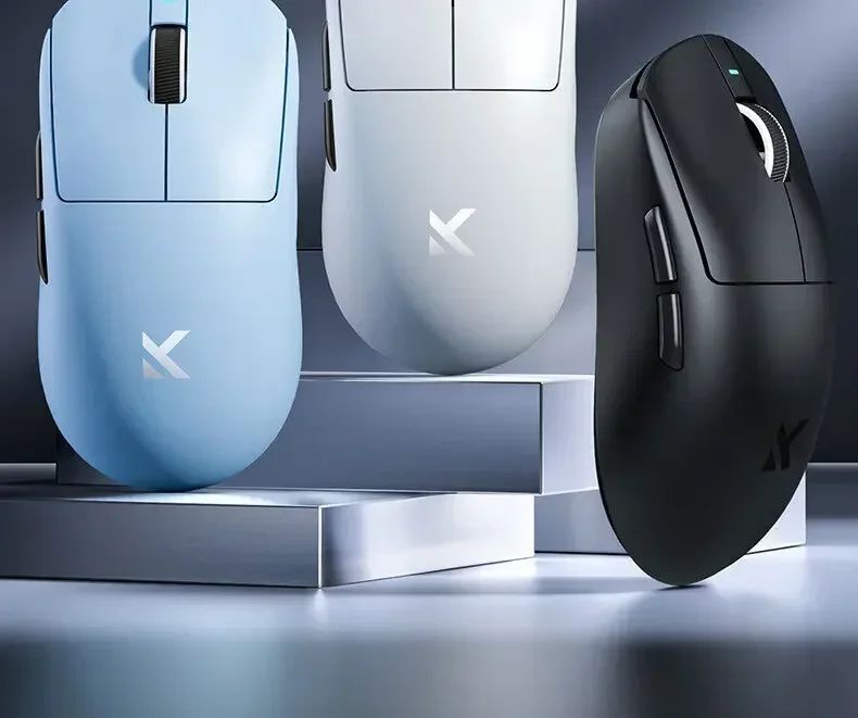Mouse sem fio MCHOSE A7 Pro Ultra Tri-Mode para jogos E-sports PAW3950 Leve 42000dpi 8K Baixa Latência Ergonômico 500mAh