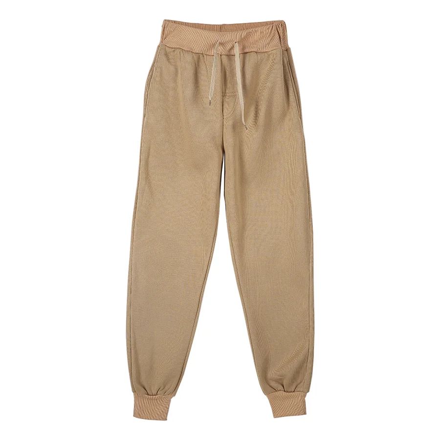 Calças de Moletom Masculinas/Femininas Casuais de Lã Calças Esportivas Unissex Moda Lisa Solta Calças Streetwear Outono Inverno Corrida Fitness P