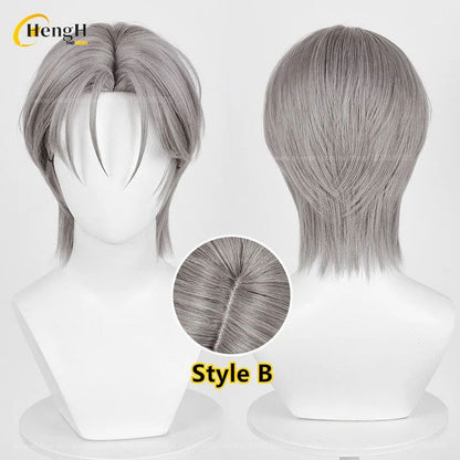Em estoque Anime Till Ivan Luka Sua Mizi Perucas Sintéticas de Anime para Cosplay Cabelo Resistente ao Calor Perucas de Festa de Halloween + Touca de Peruca Grátis
