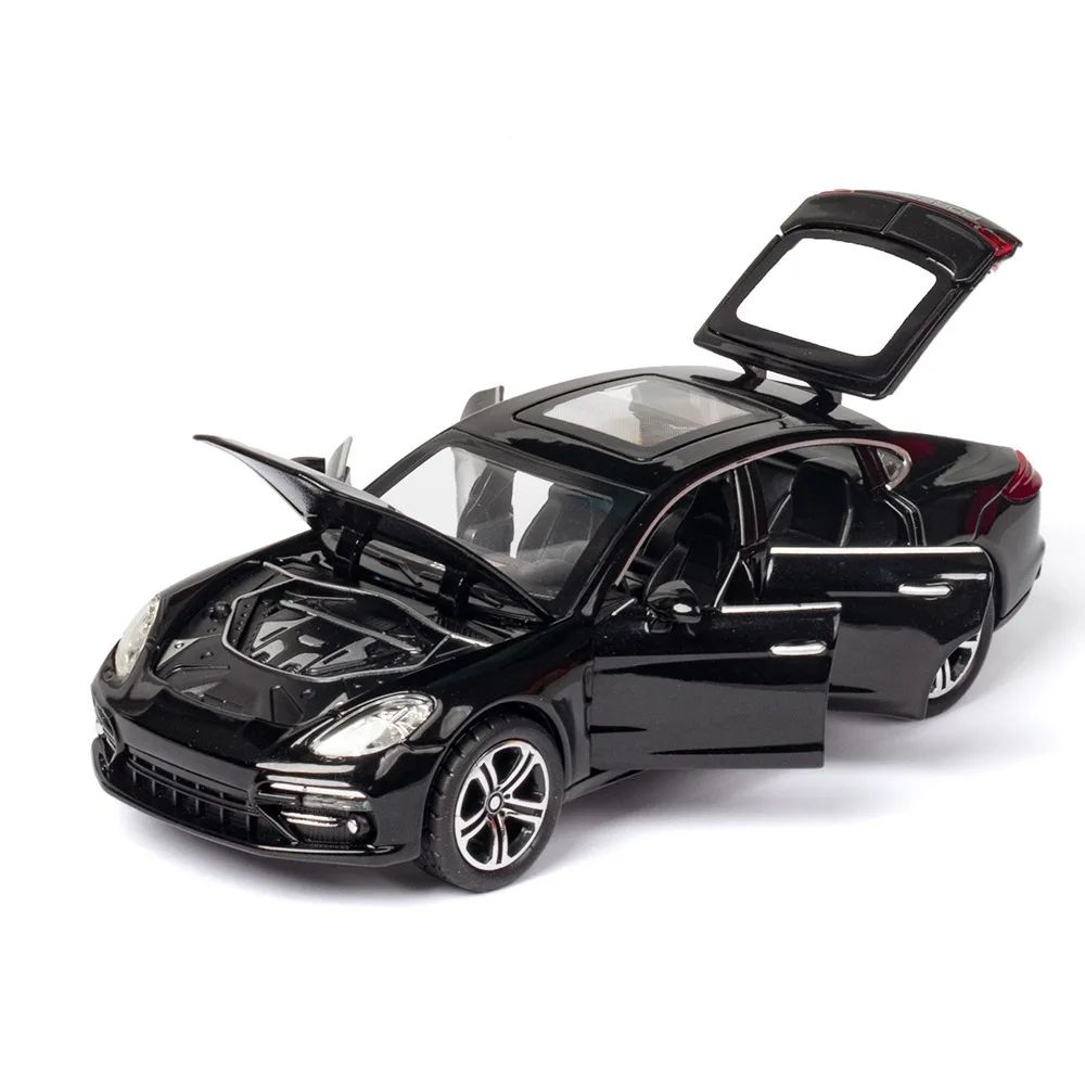 1:32 Porsche Panamera Diecasts Toy Cars Miniature Scale Alloy Simulation Vehicles Car Model Children Birthday Gifts Collection