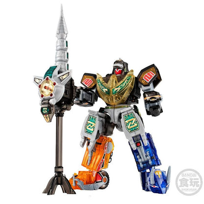 Em Estoque BANDAI SMP Mighty Morphin Power Rangers Dragon Ceasar Clear Color Ver. Anime Action Figures Modelo de Montagem Brinquedo