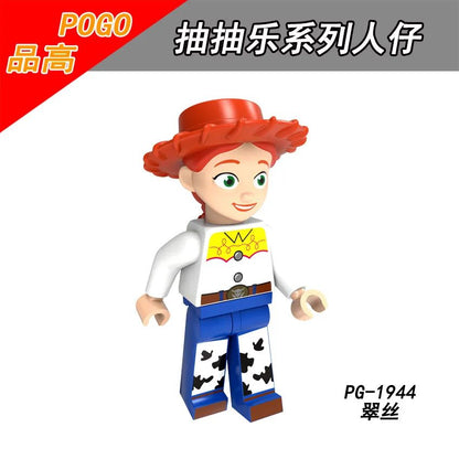 Blocos de Montar Desenho Animado Comédia Família Simpson Mini Bonecos Montáveis Blocos de Construção Brinquedos mold king boneco de ação