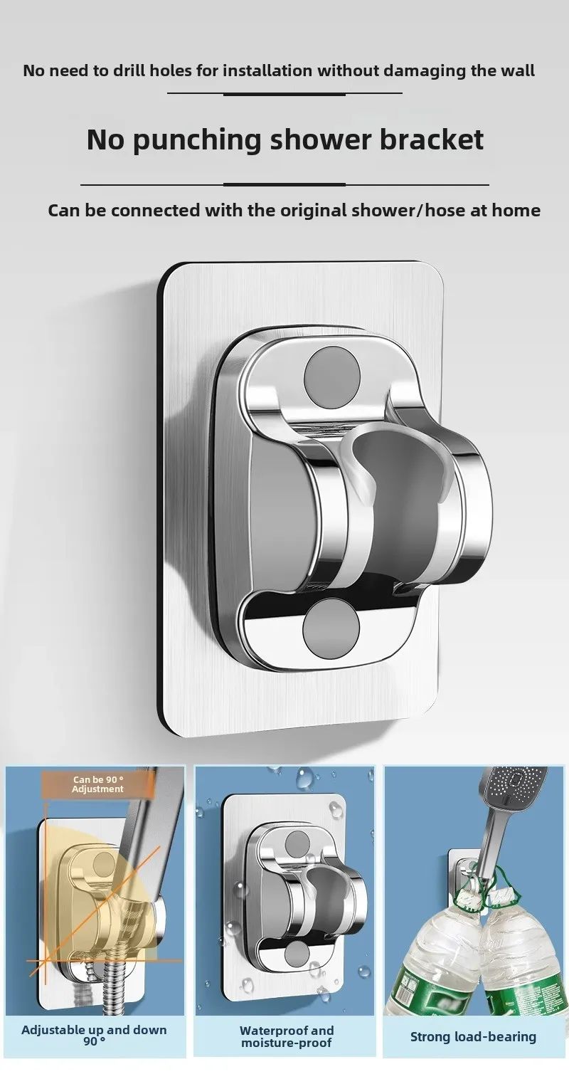 Chuveiro de Grande Porte com 7 Modos Ajustáveis, Chuveiro de Alta Pressão para Banheiro, Bico Misturador de Água com Economia de Água, Acessórios de Banheiro