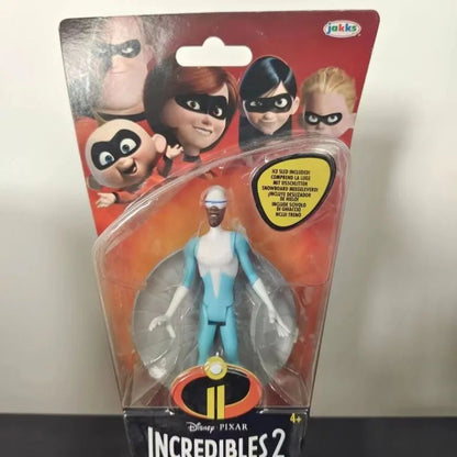 Desenho animado da Disney Os Incríveis Todos os membros da família Figura de Anime Pvc Modelo de Mesa Enfeites de Brinquedo Acompanha Crianças Presentes de Aniversário