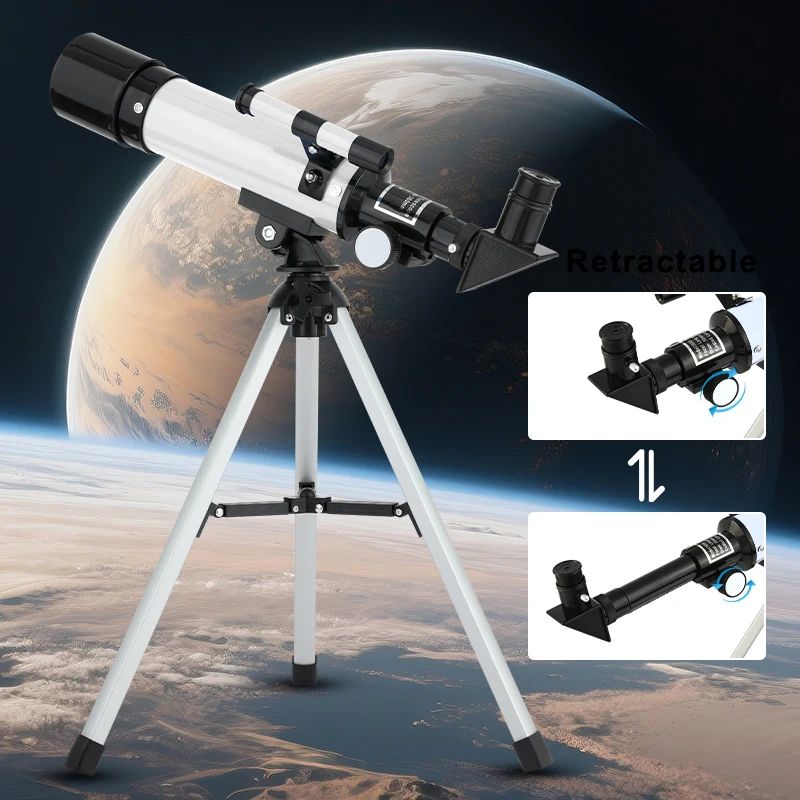 Telescópio astronômico F36050, grande abertura, alta definição, alta ampliação, para observação da lua e estrelas
