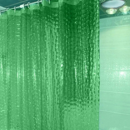 1PCS 180x180cm Cortina de Banho 3D Transparente Mais Grossa Impermeável