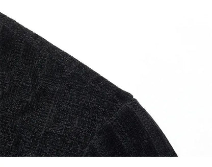 Brand Clothing High Quality Fashion Sweaters Male Slim Fit Casual Knitted Pullover Man Casual Round Neck Sweaters Black Grey