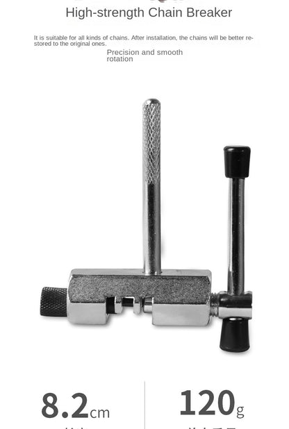 Kit de Ferramentas para Reparo de Bicicletas Extrator de Cassete Extrator de Suporte Ferramenta de Remoção de Volante de Bicicleta Cortador de Corrente Extrator de Pedivela Chave de Bicicleta