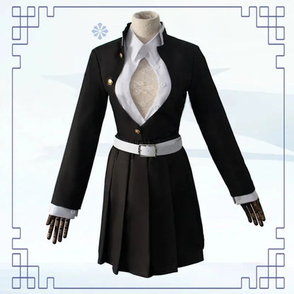 Adult Children Anime Kanroji Mitsuri Cosplay Costume Kimono Haori Dress Wig Clothes Halloween Costume for Adult Children