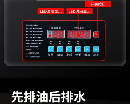 XWJ Dishwasher Commercial Ultrasonic Automatic Vegetable Washer  Kitchen Restaurant Canteen Large Bowl Washing Large Capacity