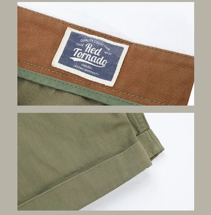 Red Tornado P-44 Monkey Pants Men's Military Style HBT Cargo Trousers Army Green