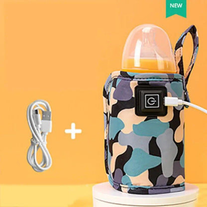 Baby Nursing Bottle Heater Supplies USB Milk Water Warmer Travel Stroller Insulated Bag for Outdoor botella de agua para niños