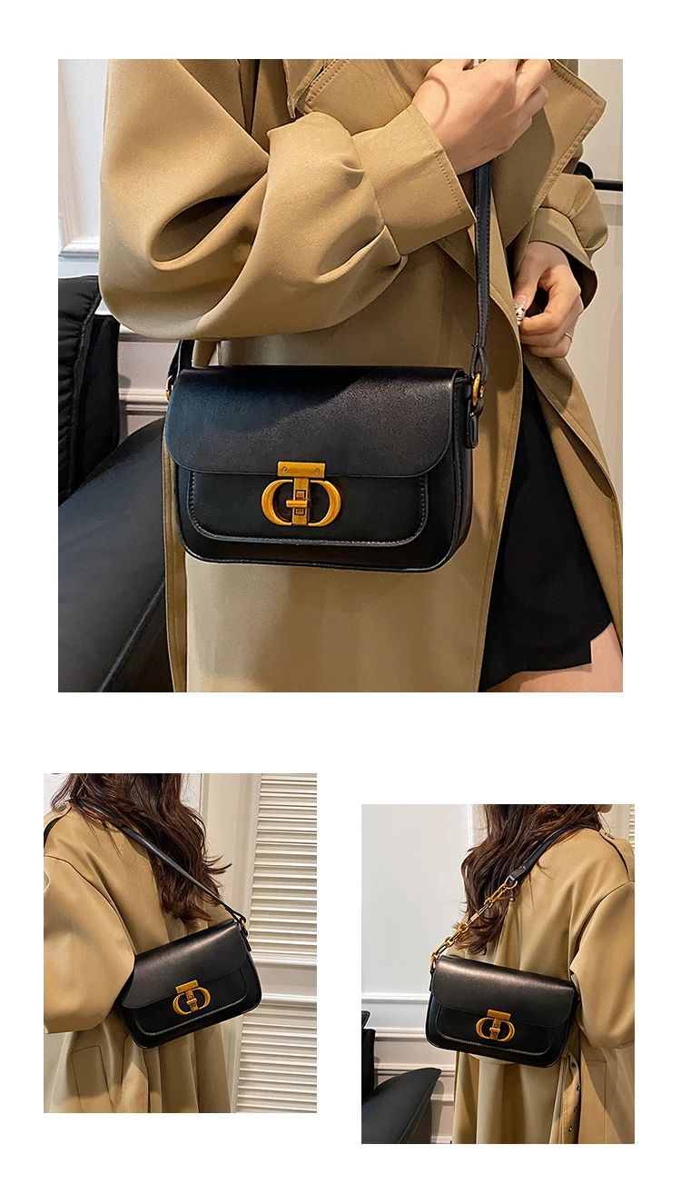 Elegant Leather Women's Satchel - Small Square Shoulder Bag, Fashion Crossbody & Underarm Handbag