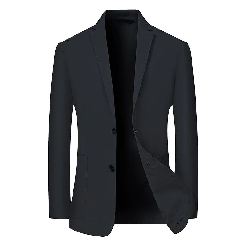 Summer Men Thin Breathable Blazers Jackets High Quality Male Quick Drying Blazers Coats Man Business Casual Suits Coats 4XL