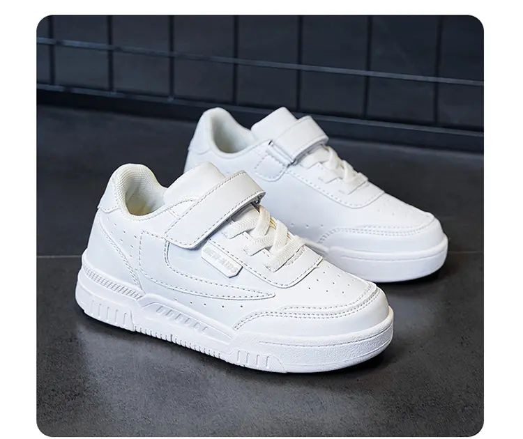 Spring and Autumn Running Sneakers for Kids Non-slip Shoes for Boys Sneakers Leather Kids Tennis Hugh Fashion Mesh Kids Shoes