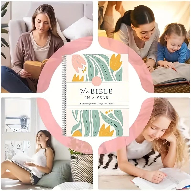 One year of Bible study: 52 weeks of workbooks and notebooks, suitable for record-keeping at home and at work, make a perfect ch