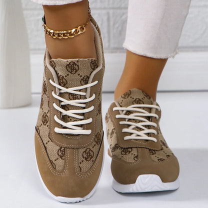 Tênis Feminino Primavera e Verão com Design Respirável Boca Aberta Alças Cruzadas Baixo Confortável Casual para Caminhada Zapatos De Mujer