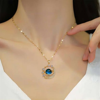 Colares Para Mulher Colar Delicado e Belo de Pingente Estrelado com Zircônia Micro-Incrustada Pingentes de Luxo ?????