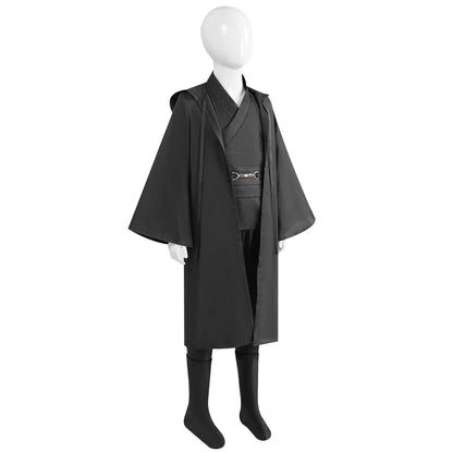 Obi Wan Kenobi Jedi Warrior Cosplay Costume Adult Kids Unisex Cloak Friar Uniform Robe Full Set Halloween Carnival Outfits