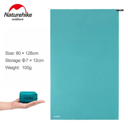 Naturehike Quick Dry Microfiber Towel,Breathable Portable Swimming Travel Towel,Portable Ultralight Camping Hiking Bath Towels
