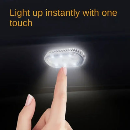 Mini Luminária de Leitura com Sensor de Toque - Luz de Teto Automotiva e Luminária de Ambiente com Carregamento USB