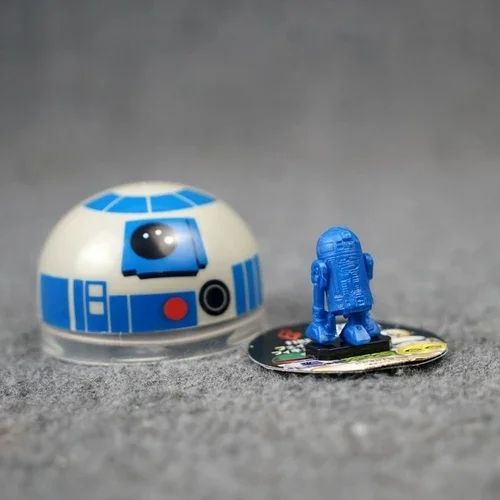 Cápsula Star Wars Darth Vader Stormtrooper Imperial Yoda R2-D2 C-3PO Bonecos de Ação Enfeites de Mesa Brinquedos Colecionáveis Presentes