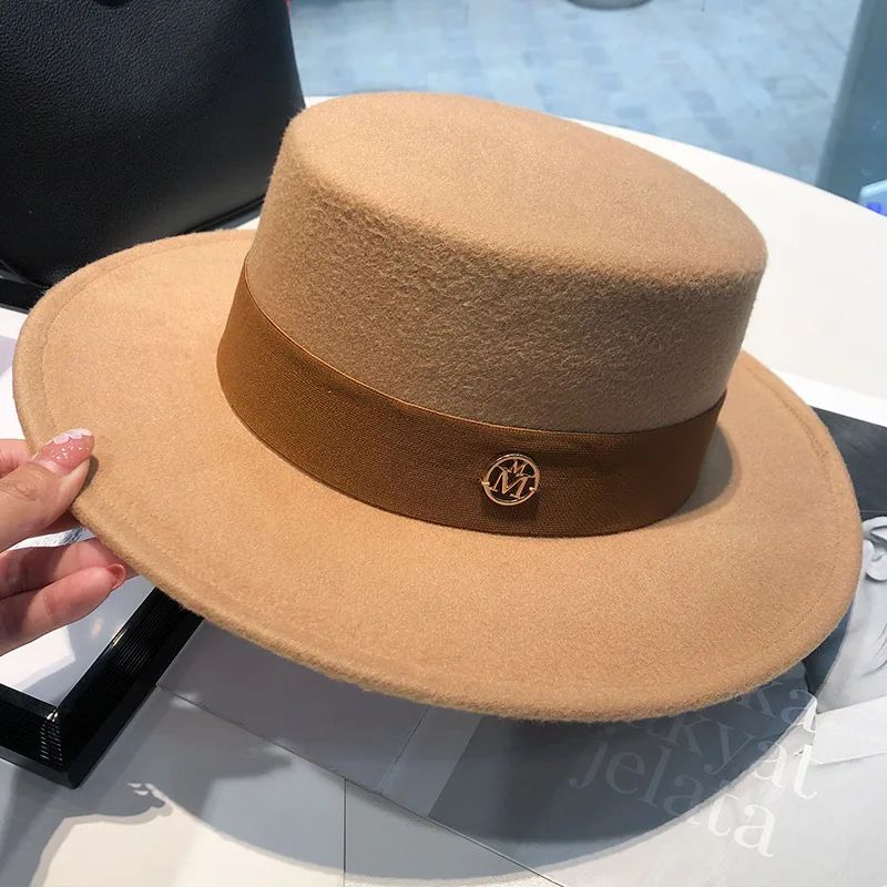 primavera outono moda praia 2025 Chapéu feminino fedora capela elegante Chapéu Panamá masculino fascinator Foto de casamento feltro Bowler novo