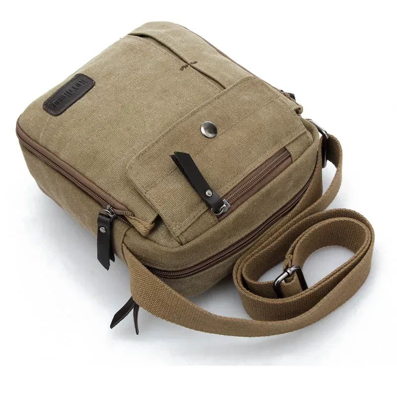 2024 men's bags Canvas bag fashion men messenger bags high quality brand bolsa feminina shoulder bags Shoulder strap handbags