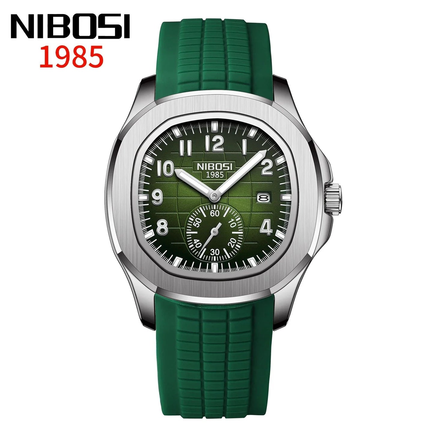 NIBOSI Sport Men Watch Top Brand Luxury AQUANAUT Quartz Watches for Men Waterproof Luminous Auto Date Male Watch Reloj Hombre