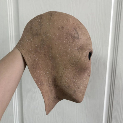 Mascaras Para Halloween Creepy Slenderman Mask Cospaly Horror Faceless Man Alien Skull Latex Helmet Carnival Dress Up Party