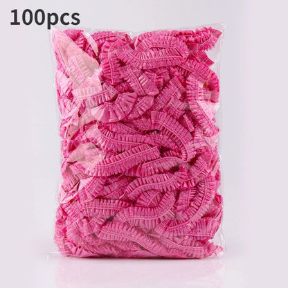 Toucas de Banho Descartáveis Acessórios para Sauna Transparentes e à Prova d'Água Toucas Descartáveis para Cabelo Produtos de Banheiro para Casa