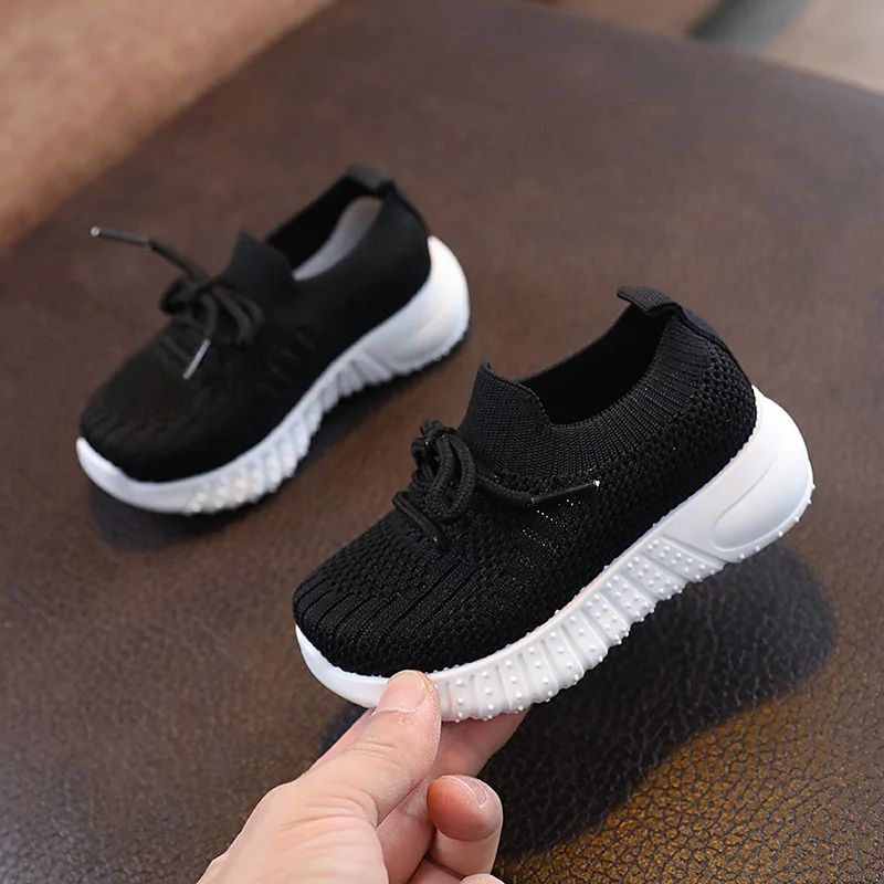 Children Sneakers Spring and Fall Casual Shoes Mesh Breathable Soft Bottom Kids Boys Girls Students Sport Running Tennis Shoes