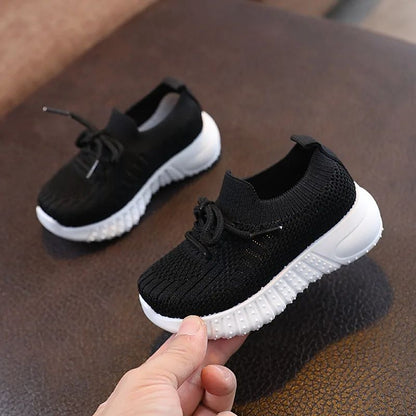Children Sneakers Spring and Fall Casual Shoes Mesh Breathable Soft Bottom Kids Boys Girls Students Sport Running Tennis Shoes