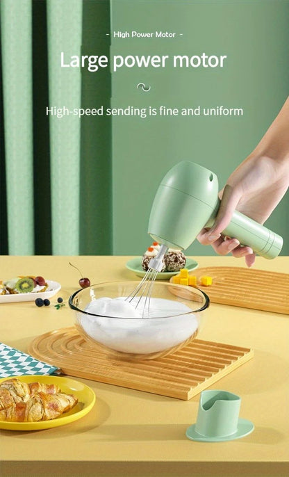Mixer de Alimentos Elétrico Portátil Sem Fio Batedor de Ovos Automático Batedor de Manteiga Creme Vertical Misturador de Mão Sem Fio para Cozinha