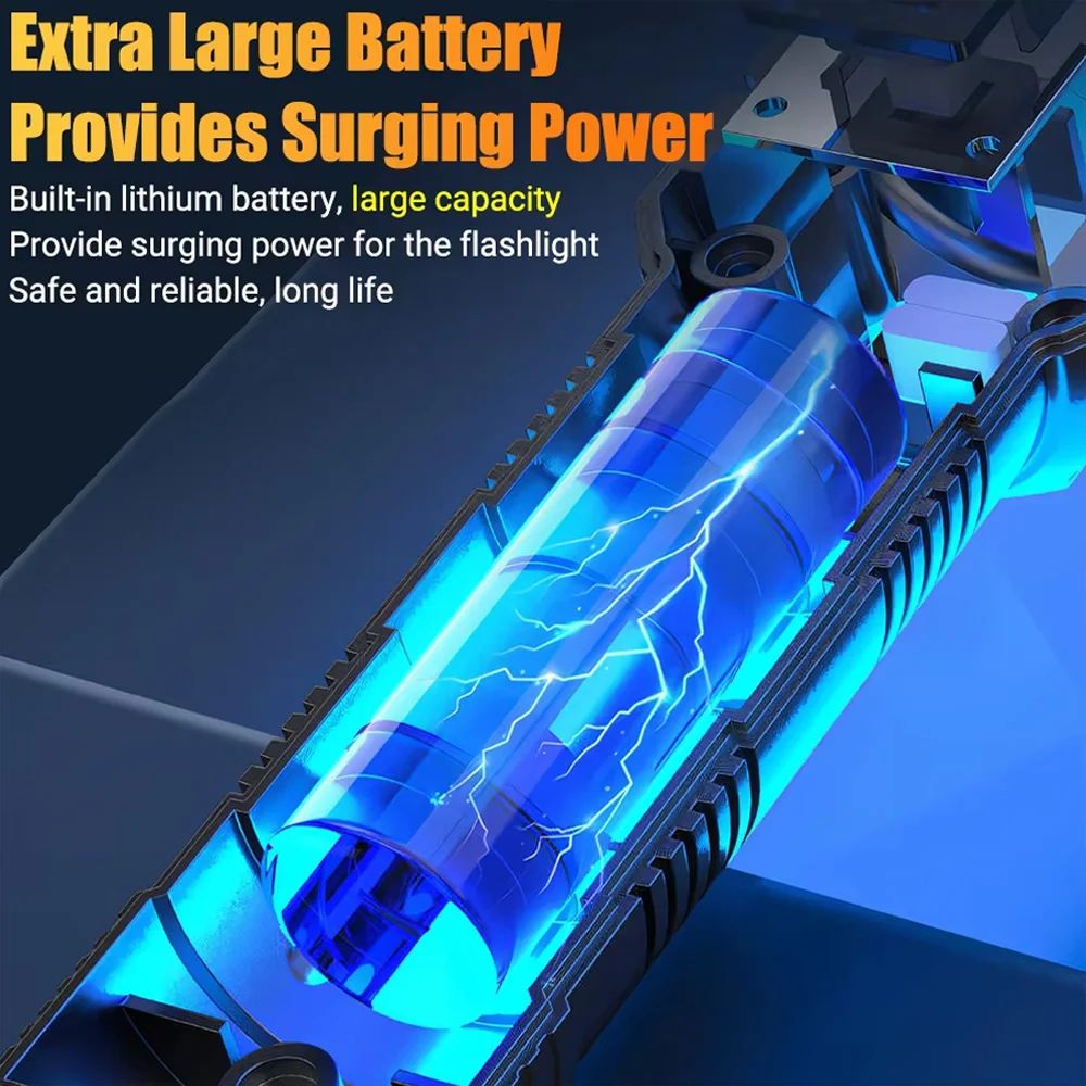 Portable Strong Light LED Flashlight Rechargeable Telescopic Zoom Torch Safety Emergency Light for Outdoor Camping Cycling Lamp