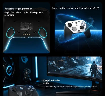 Game Sir G7 Pro 8K Aimlabs Game Controller Tmr Joystick 8000Hz Wired Gamepad for PC Steam Switch Android Apple One Click Wake NS