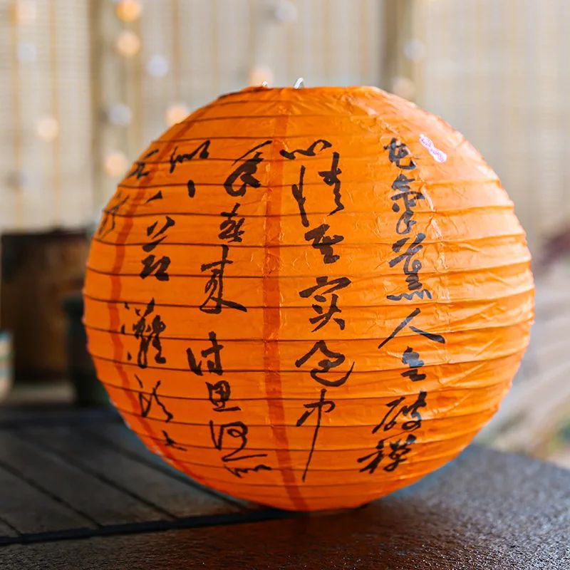 12Inch Printed Flower Round Chinese Paper Lanterns Birthday Wedding Decor Craft DIY Festival Lantern Party Supplies