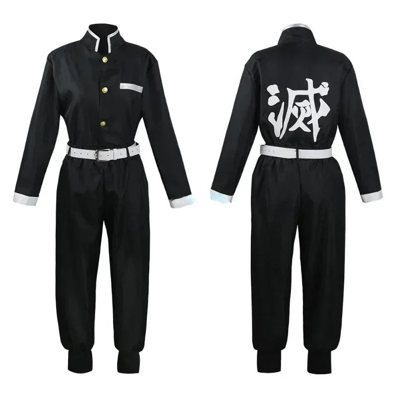 Anime Iguro Obanai Kimono Uniform Anime Pruik Cosplay Kostuum Halloween Feest
