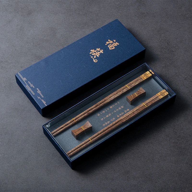 Hashis de Sândalo Vermelho Natural de Alta Qualidade Premium Conjunto de Talheres Utensílios de Mesa Domésticos para Presente Hashis Chineses