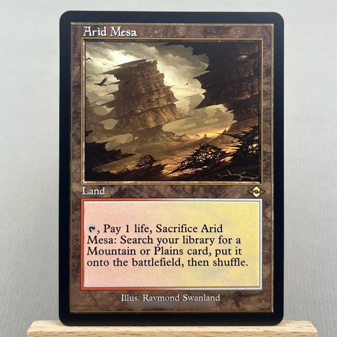 MH3 MH2 HOLO10-03 TCG Cartas Mágicas para Proxy de Jogo Caseiro terreno de busca Marsh Flats a Arid Mesa Misty Rainforest gathering