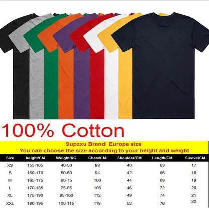 EU size 100% pure cotton custom T-shirt front and back team school uniform store logo text photo for men's personalized high-end